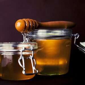 honey, jar, honey dipper-823614.jpg